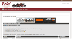 Desktop Screenshot of chiefmotorcycleforum.com