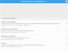 Tablet Screenshot of chiefmotorcycleforum.com